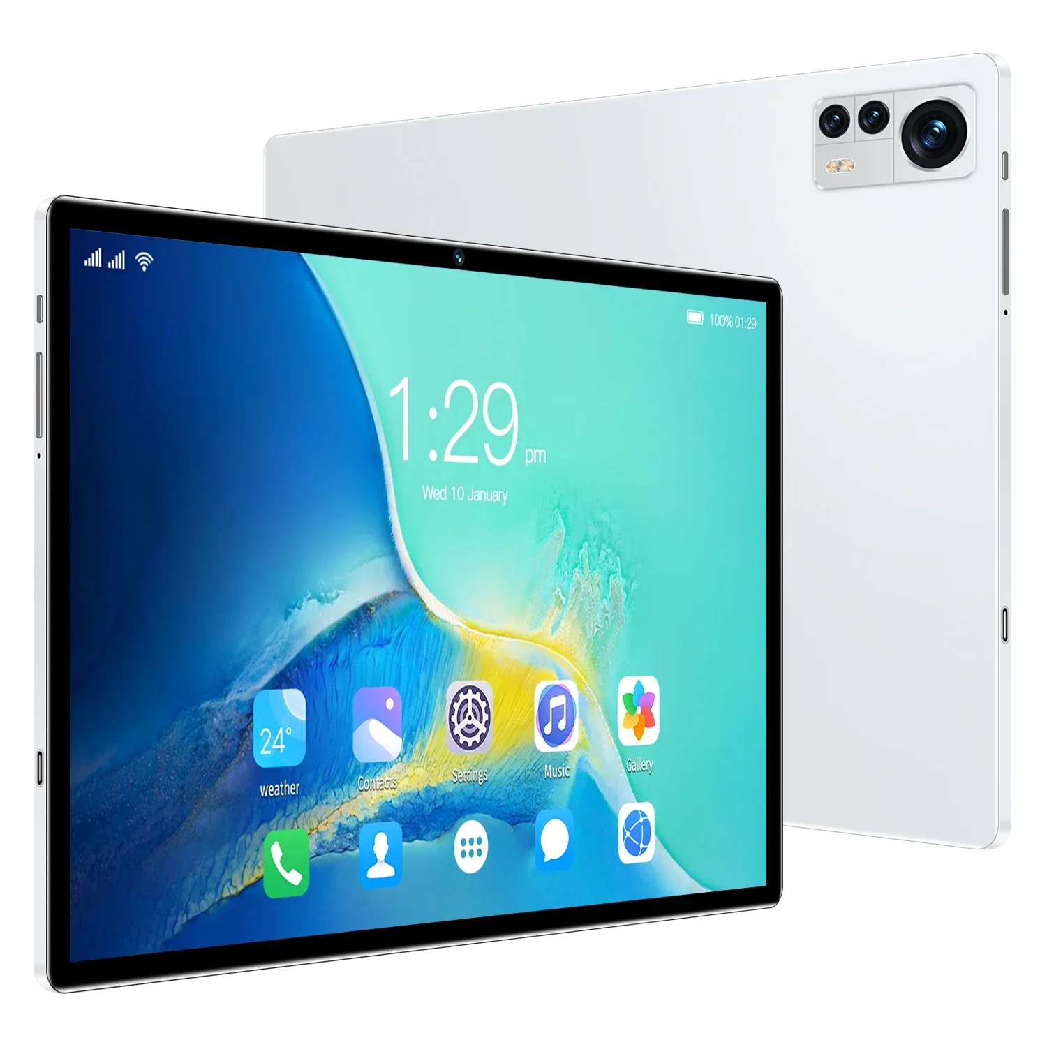 thumbnail image 1 of Tableta X12 con firmware global 2023, nueva, Android 12, MTK6797, 10 pulgadas, pantalla WQHD+ de 120 Hz, 8 GB, 256 GB, batería de 8000 mAh, 5G, 1 of 5