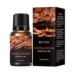 Aromatic Bliss Essential Oil Blend - 10ml Eucalyptus, Lavender, Bergamot, Vanilla, and Peppermint (Sandalwood)