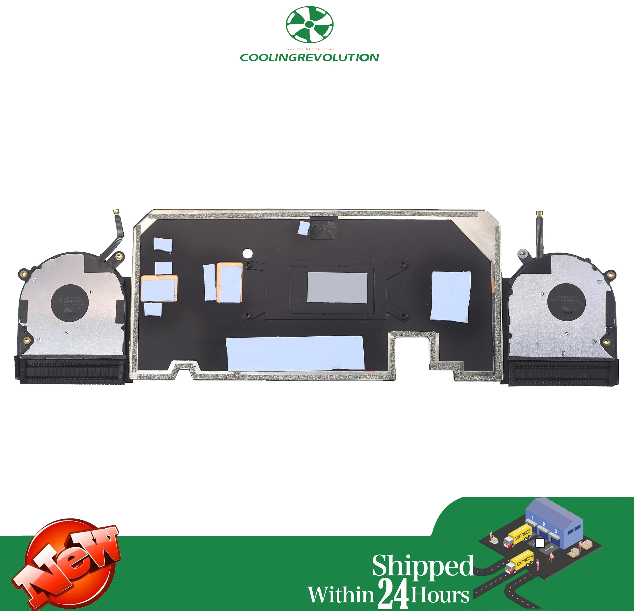 Ventilador Loptap com Dissipador de Calor Nd55c44 Nd55c43 para Dell Xps 13 7390 em 00vmdk 0vmdk At2c9001zt0 At2c9001dt0