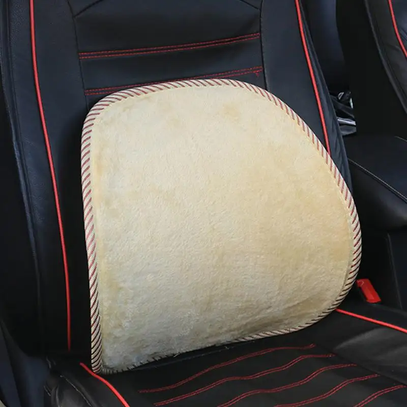 Car Seat Booster Back Cushion Universal Driver Memory Foam Lumbar Pillow  Elastic Cotton Lumbar Support Pillow For Office Chair - AliExpress