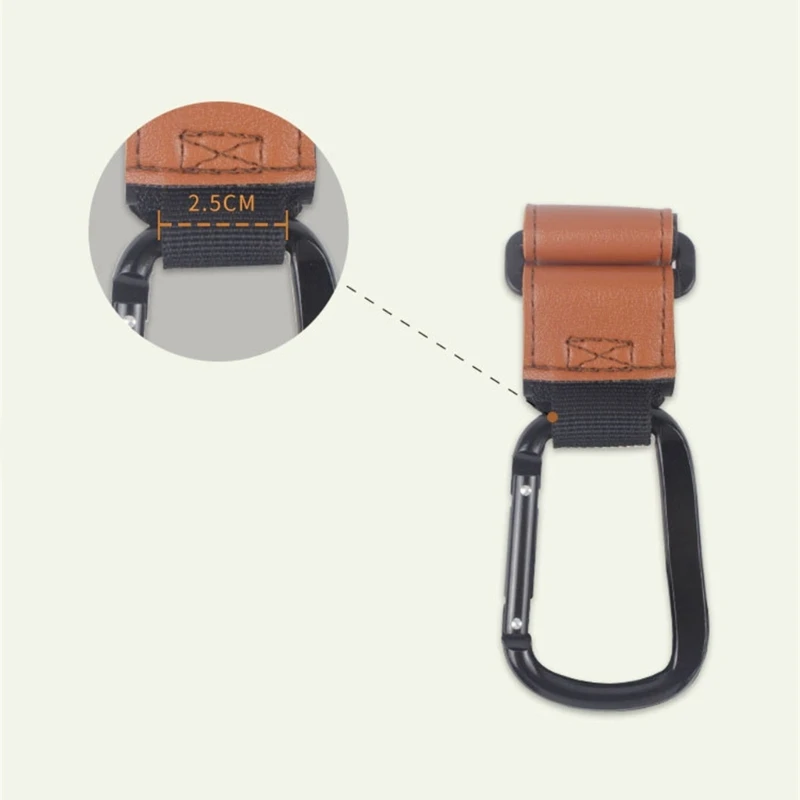 Stroller Hooks Pushchair Hook Upgrade Carabiner Pram Hook Hanging Bag Purse Universal Stroller Accessories