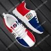 Mesh Sports Jogging Casual Shoe For Women Men Dominican Republic Flag Custom Ladies Flats Sneakers Outdoor Male Running Shoes 1