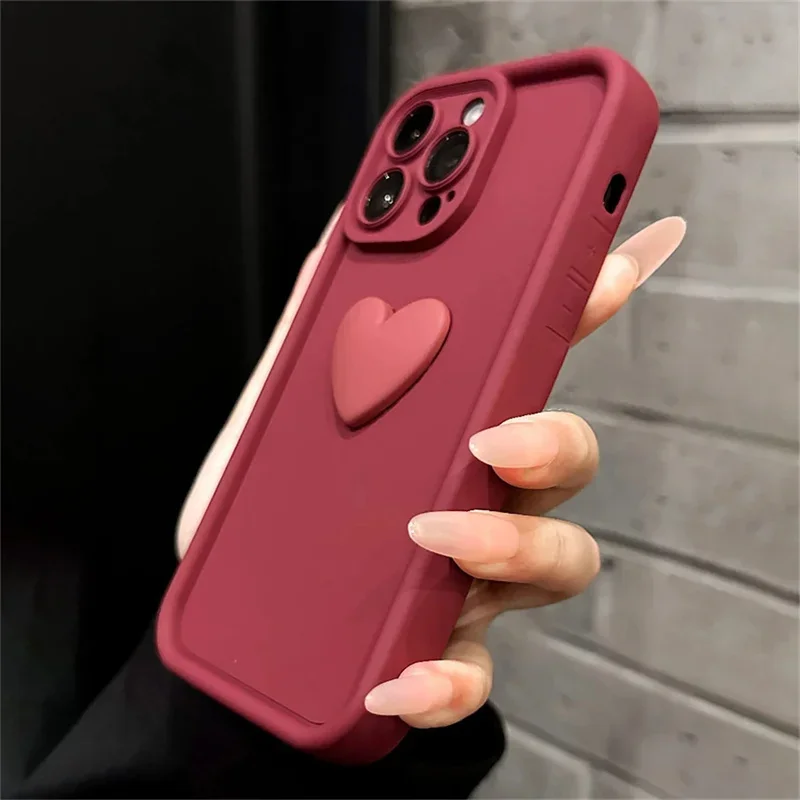 Love Heart Design Phone Case Cover