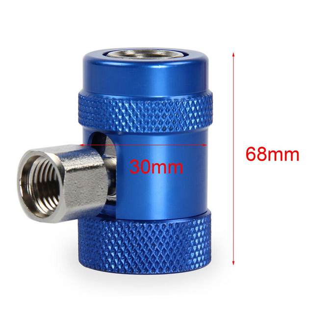 Car Auto R1234yf Quick Couplers Connector Adapters Replement Set of 2 Car Auto R1234yf Quick Couplers Connector Adapters Replement Set of 2