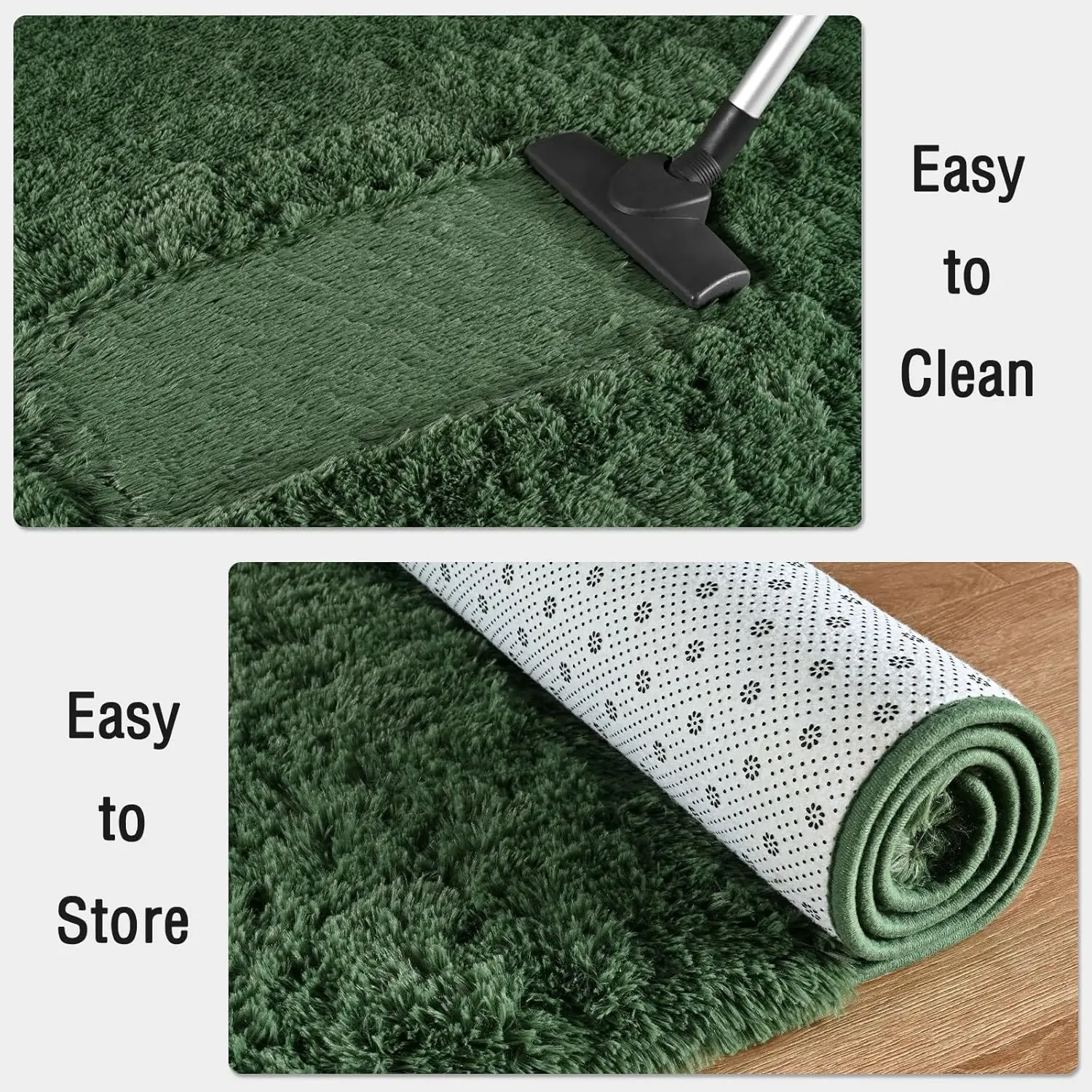 Fluffy Shaggy Rugs Plush Carpet for Girls Bedroom Soft Kids Room Carpets Large Bedside Rug Upgrade Non-Slip Rugs