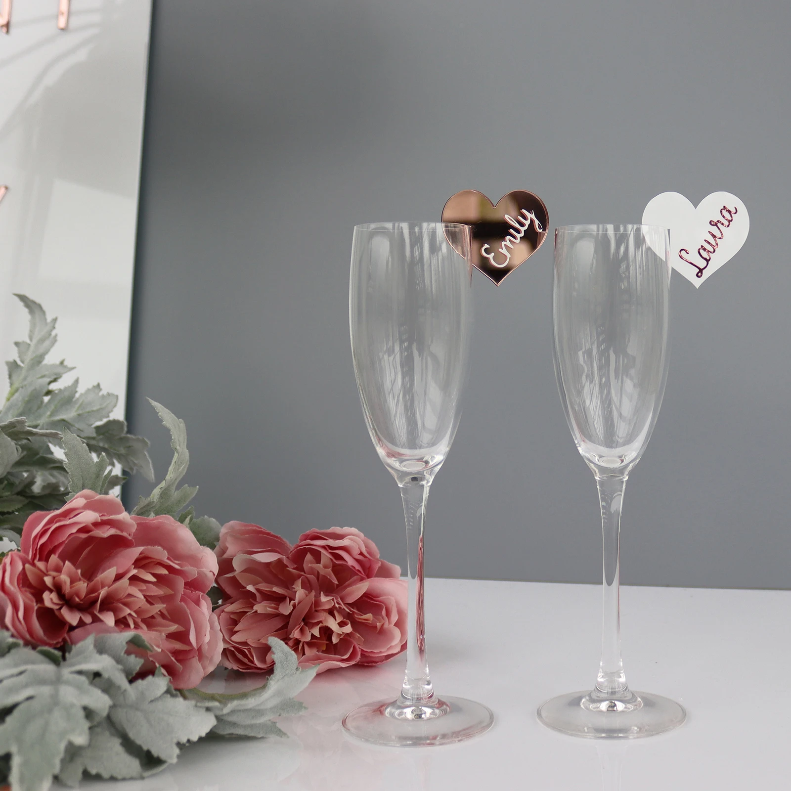 BENECREAT 50 Breloque En Acrylique Pour Vin Étiquettes Rondes