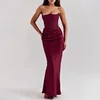 Strapless Backless Sexy Evening Party Club Maxi Long Dress Vestido for Women Summer 2024 Sleeveless Bodycon Dresses 1