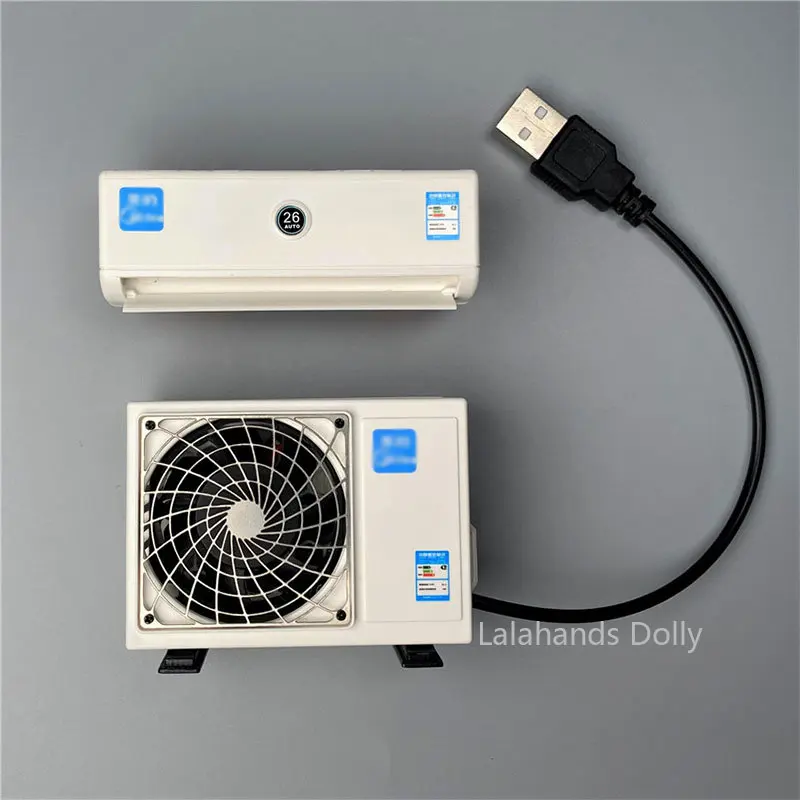 1-14-Dollhouse-Mini-Air-Conditioner-Fan-Can-Rotate-Model-for-Dollhouse ...