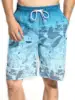 Summer Casual Shorts 3D Men's Beach Shorts Kids Fashion Surf Board Shorts Boys Quick Dry Swimwear Trunk Sports Fitness Briefs 1