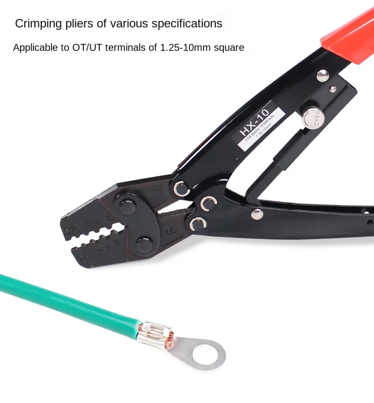 HX-10 Spine Wheel Type Crimping Alicadores para