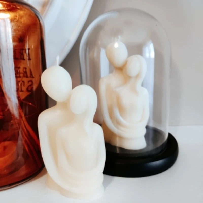 Aromatherapy Candle Mold Silicone Mold Silicone Candle Molds 3D Romantic Couple Portrait