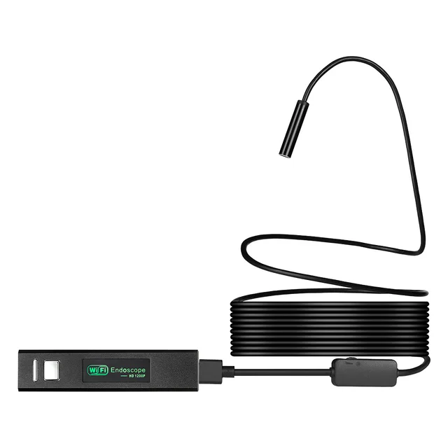 3 in 1 Industrial Endoscope Camera Clearly Conveys Functionality Piping Borescope Sewer Camera WIFI 1200P HD Hard Semi-Rigid 4