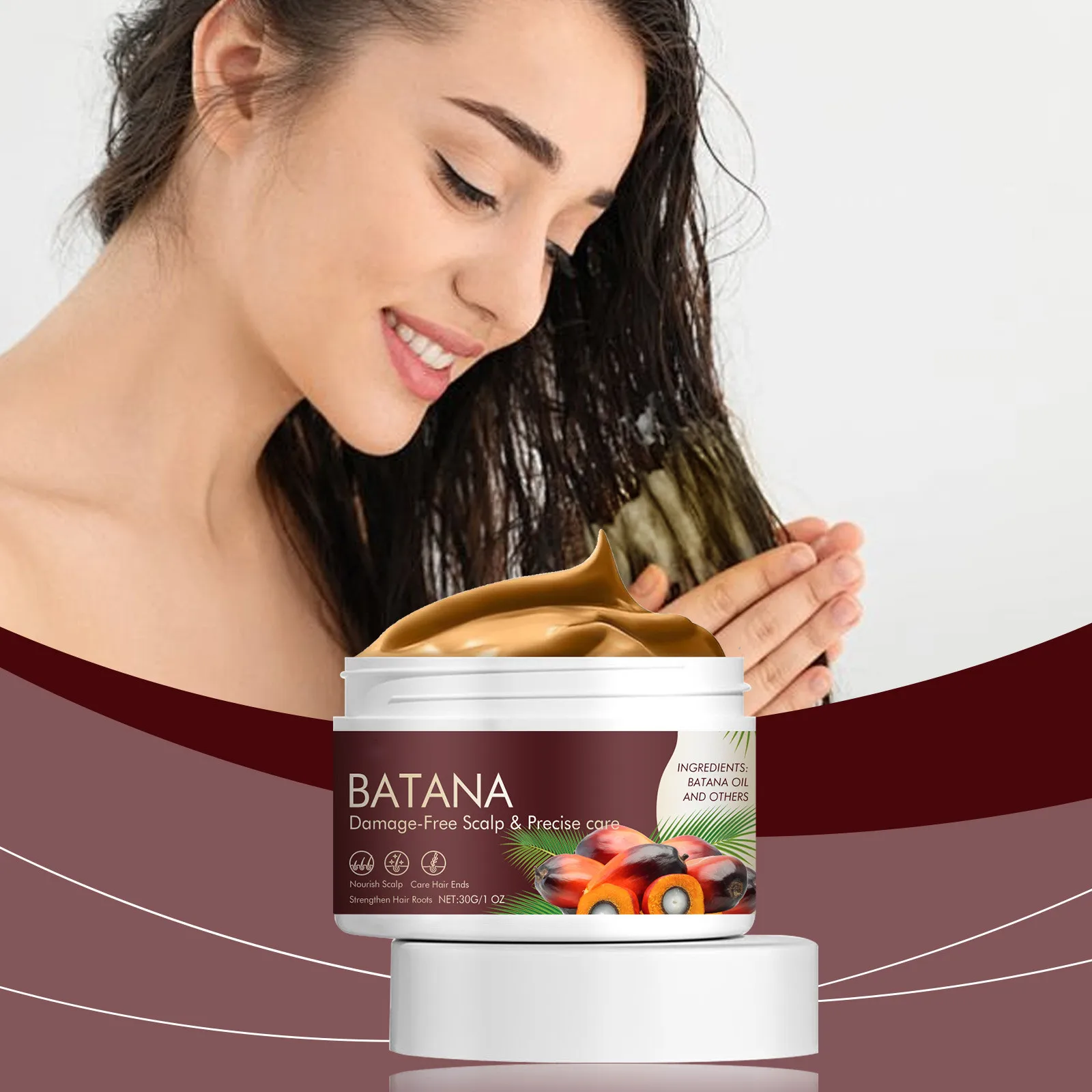 30g Batana Care For Hair Growth,hair Growth Stimulates Batana Care Moisturizes And Repairs Dryness Hot products popular choice