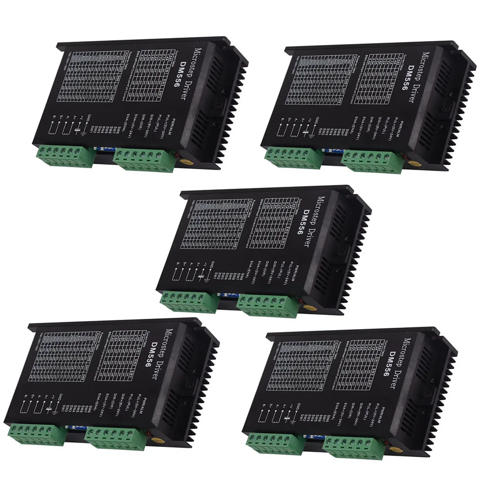 

3/5PCS DM556 Digital Stepper motor driver 2 phase 5.6A for 57 86 stepper motor NEMA23 NEMA34 Stepper Motor Controller DM556.