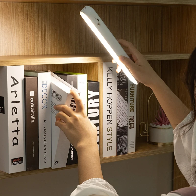 LED Night Light Desk Lamp USB Rechargeable Magnetic Dimming Table Lamp Computer Study Office Reading Stand Light for Bedroom 4