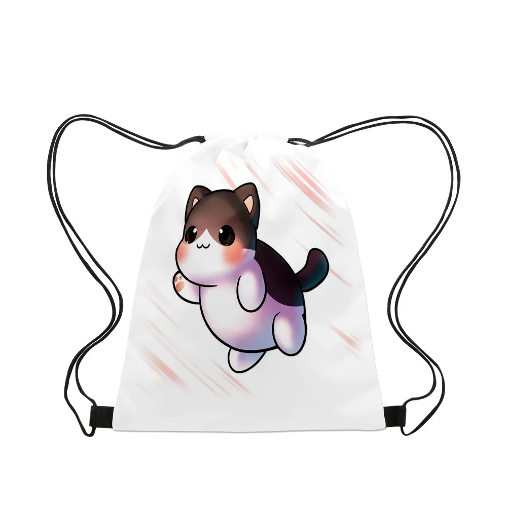 

Аниме Сумка на шнурке Aphmau, мультяшная сумка для хранения, уличный рюкзак, спортивные сумки для косплея, уникальный рюкзак, модная пляжная сумка