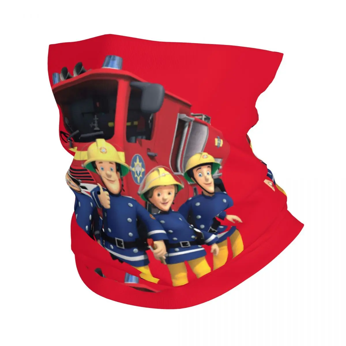 

Бандана Fireman Sam, обогреватель шеи для женщин и мужчин, зимний походный лыжный шарф, гетры, мультяшный чехол для лица пожарного