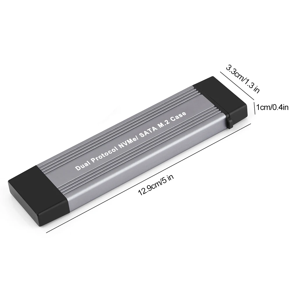 USB CŸ  ̽ SSD ϵ ũ, ÷  ÷, M2 NVMe PCIe/M.2 SATA SSD, W306 SSD Ŭ, USB3.1 Gen2, 10Gbps