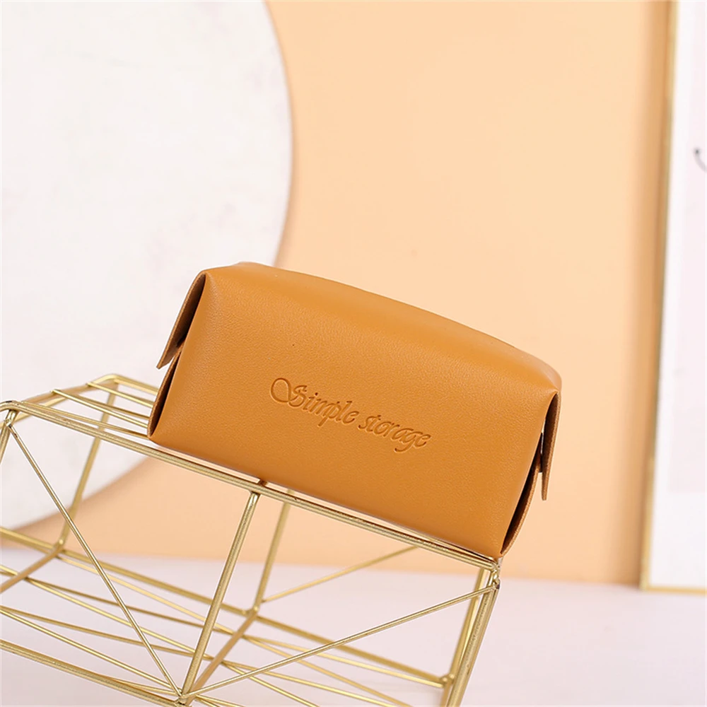Nordic PVC Leather Tissue Box, Portable, Desktop, Toilet Paper Holder, Napkin Storage Box, WC Paper Container, Home Decoration 4