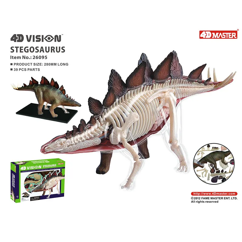 Пазл-stegosaurus-4d-master-сборная-игрушка-животное-маленький-динозавр-медицинская-обучающая-модель