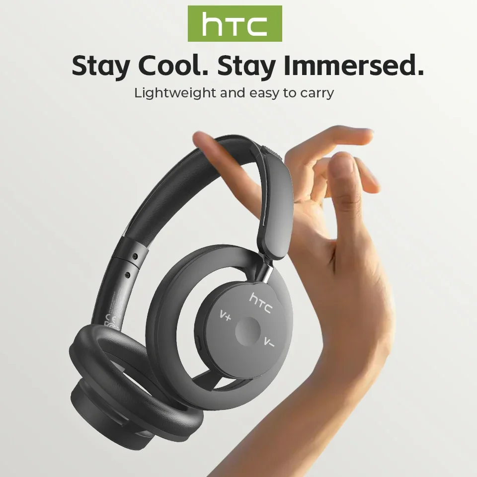 HTC HP06 Bluetooth Wireless Open-Ear Headphones Foldable
