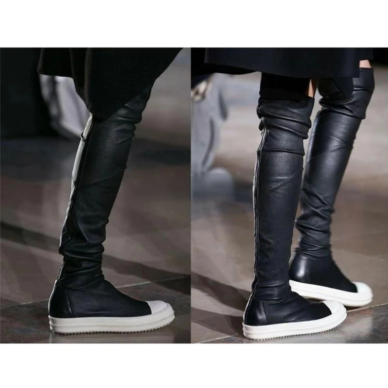 Owens Women's Boots Plus Size Casual Women's Boots Sexy Over the Knee Casual Stretch Sneaker Designer Shoes