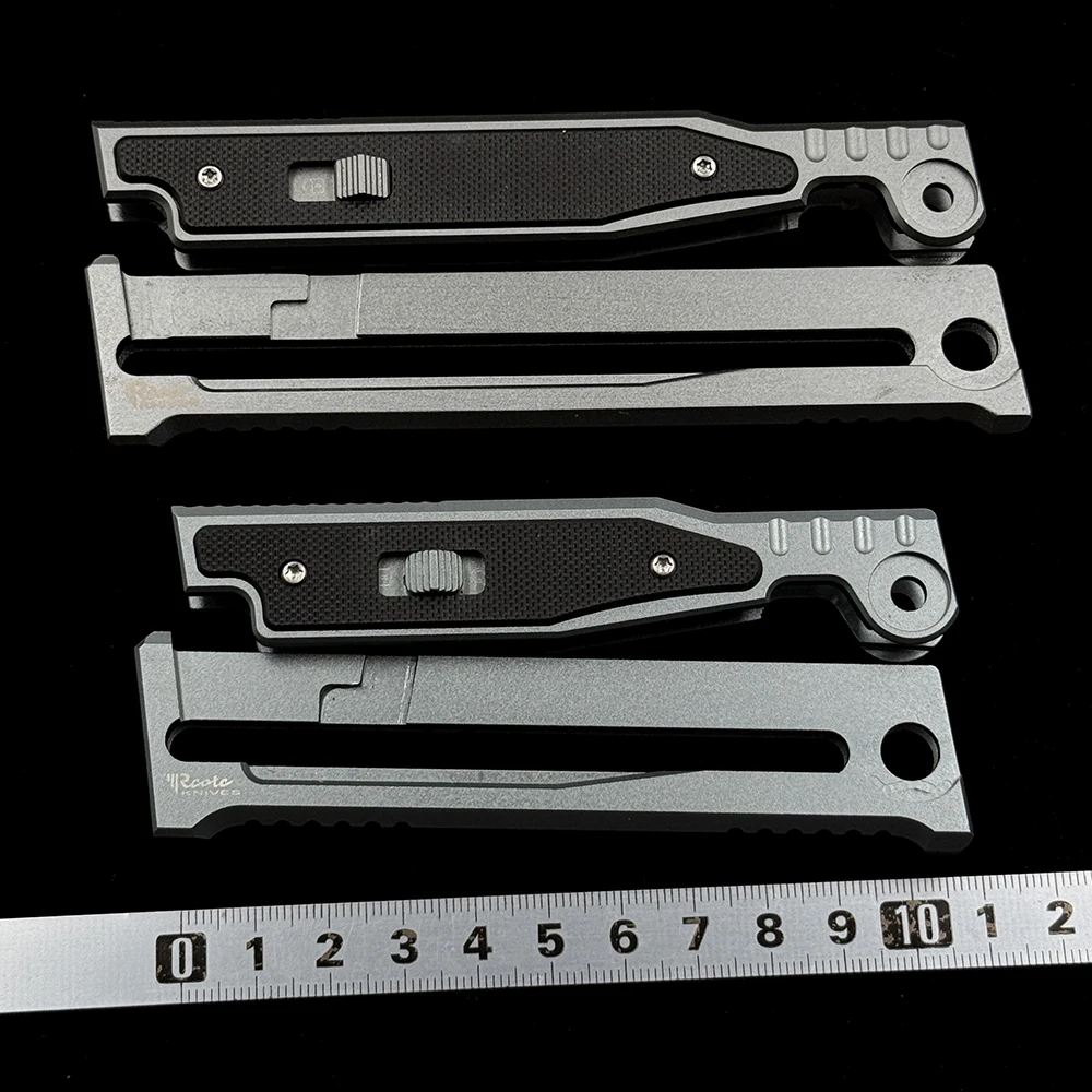 REALE Plus Gravity D2 Aluminum+G10 Handle Outdoor Camping Hunting EDC Tool DIY Knife 2