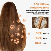 Appareil de coiffage 5 en 1 pour les soins capillaires, fer à friser 632, peigne lissant, brosse ronde, sèche-cheveux avec air chaud et froid, pour créer des cheveux volumineux, lisses, ondulés et en couches, ainsi que des franges à l'air, brosse de coiffage multi-usage pour lisser les cheveux à la maison. 5