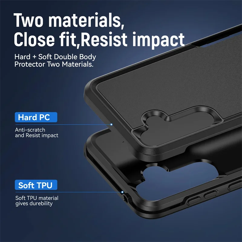 Rugged Shockproof Armor Phone Case - Military Grade Protection