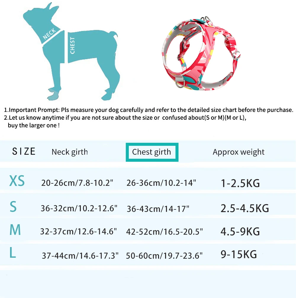 Adjustable Mesh Pet Harness with Leash for Small to Medium Dogs and Cats