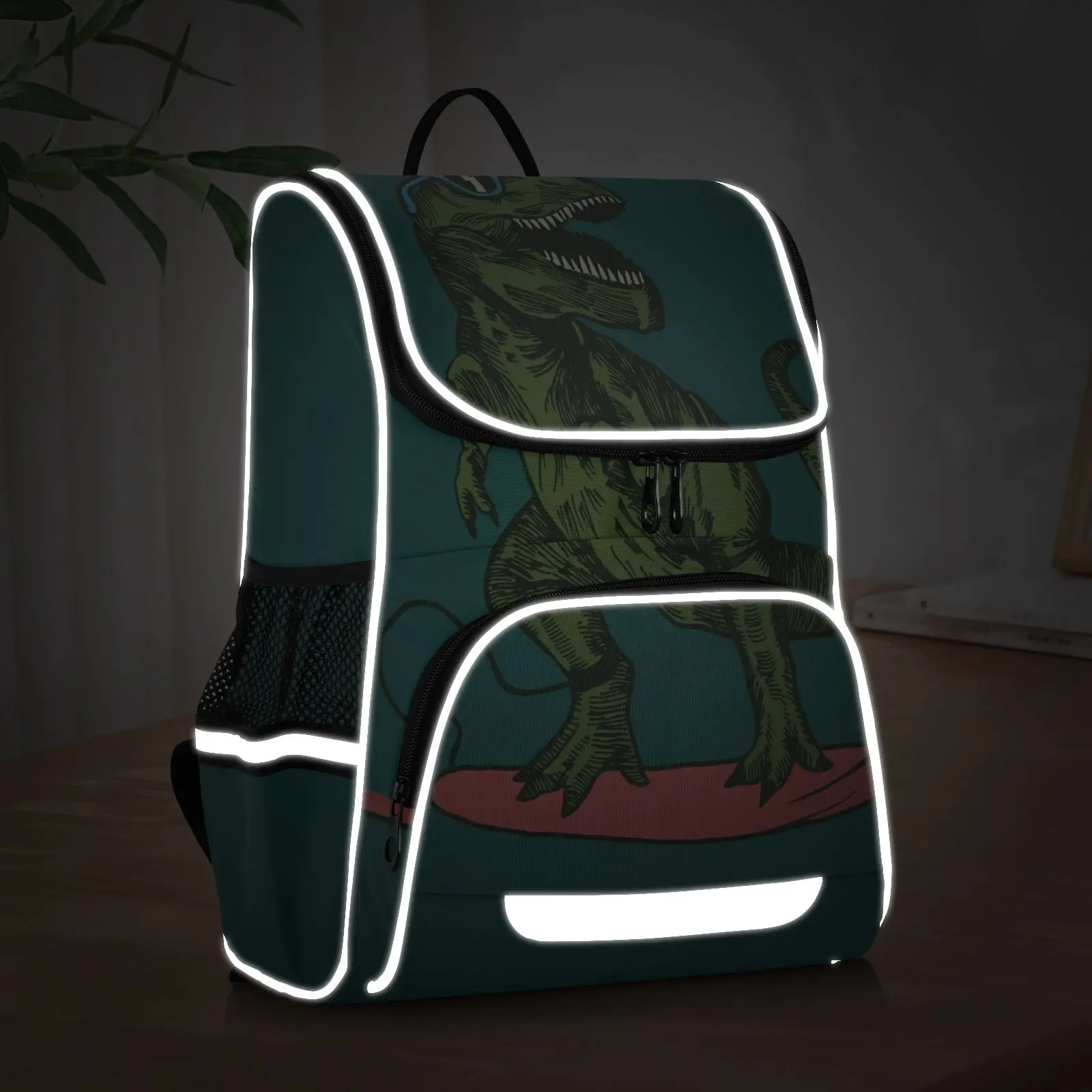 New Schoolbag Children Backpack Boys Girls Primary Rainbow Cartoon Dinosaur Design Book Bag Multi Pockets Japanese Backpacks 4