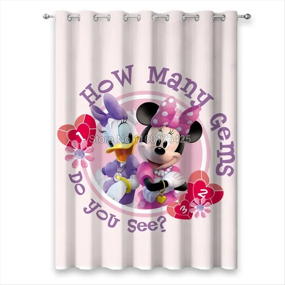 3D Pink Mouse 112 Uta Naumann Curtain Curtains Drapes