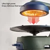 Automatic Rotating Electric Barbecue Oven 3D Infrared Baking Smokeless LCD Display Electric Fry Grill Pan Machine 2