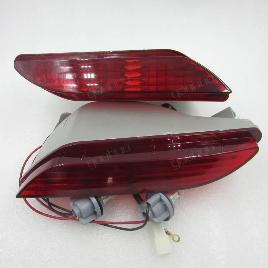 2pcs for BYD F3 Before 2014 Replacement Rear Bumper Lamp Fog Light Stop Warning Lights with bulbs brake light holder