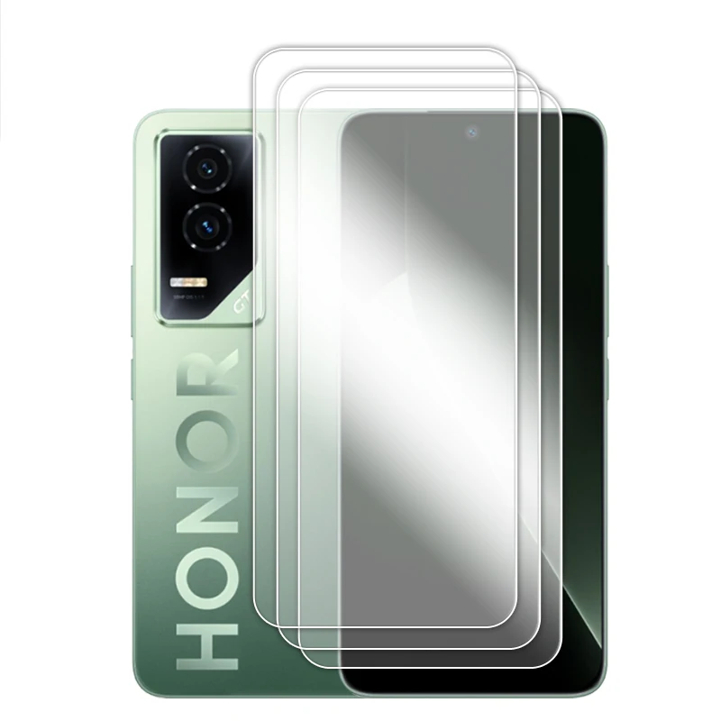 Clear Full Glue Tempered Glass Screen Protector with Lens Film