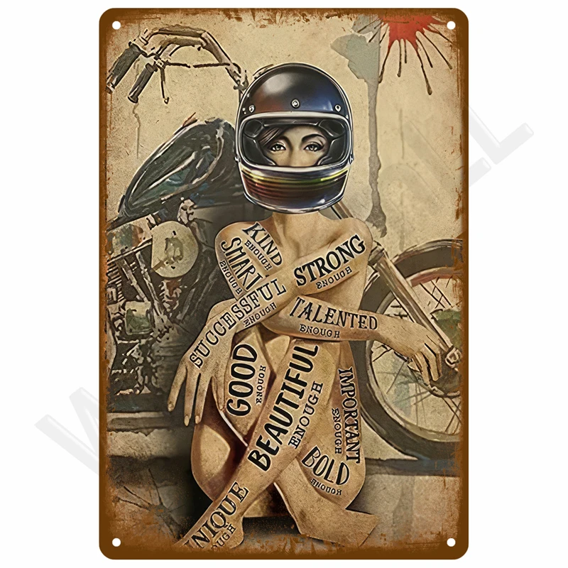 Schlafzimmer Metallschilder Retro Metallplatte Poster Wandkunst Wandbild Vintage Raumdekoration Home Decor Artikel Blechschilder Ästhetische Männer – Detail 12