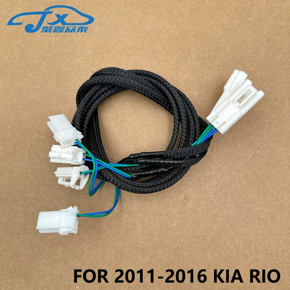 Car Tweeter Audio JXZT For Kia RIO 2011-2015 Car tweeter Audio Black triangle head speakers tweeter trumpet speakers with wire