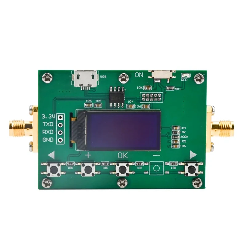 

DC5V Digital RF Attenuator Module Parts DC-6Ghz Parallel 0-31.75DB Programmable Attenuator CNC Housing RF Module Amplifier