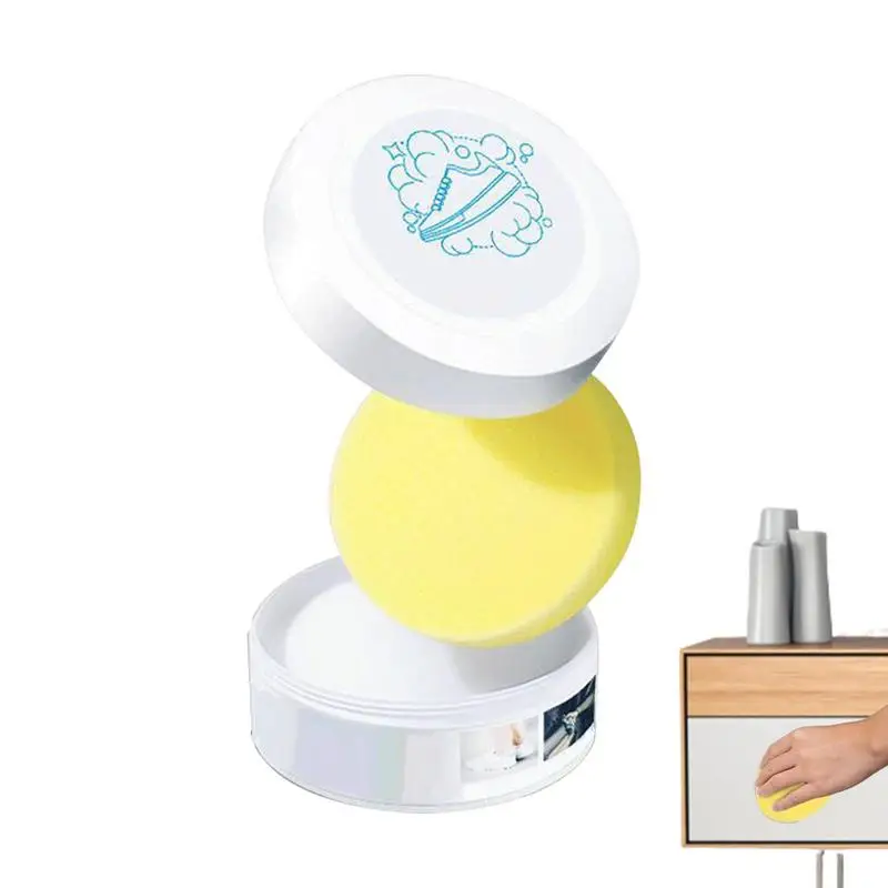 

150g Multipurpose Cleaner Cream With Wipe Stains Remover Cleansing Shoe Conditioner with Sponge Cleaning Supplies for Leather