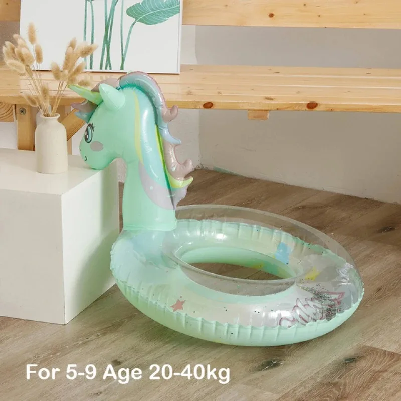 Inflatable Swim Ring Pool Floats for 5-9 Years Old Kid Water Amusement Baby Swim Tube Water Play Supplies Float Seat Baby Floats 5