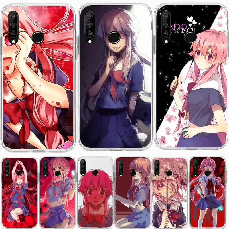 Anime Mirai Nikki Gasai Yuno Phone Case For Huawei P20 P40 Lite P30 Pro P Smart 2019 Nova 3e 6 Se Silicone Soft Cover | Мобильные