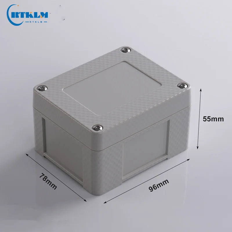 DIY-Elektro-Anschlussdose, wasserdichtes Kunststoffgehäuse für Elektronikbox 96 x 78 x 55 mm – Detail 4