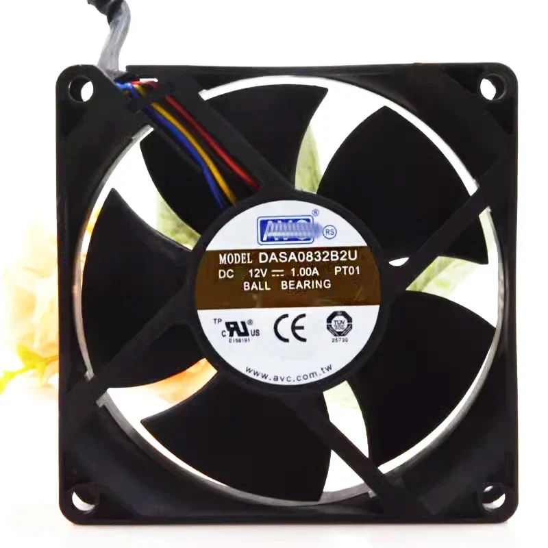 DASA0832B2U 12V 1.00A 80 * 80 * 32MM 4-wire speed regulation large air volume cooling fan