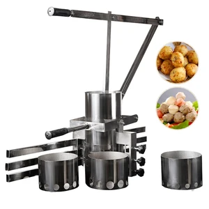 Stainless Steel Meatball Machine Hand Press Meat Ball Maker Pork Vegetables Ball Extruding Forming Machine