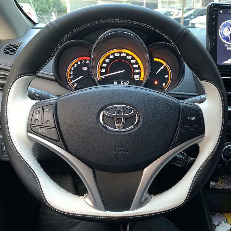 

Сделай Сам, ручная работа, кожа, углеродное волокно, раньше для Toyota Yarisl RAV4 Vios Corolla Levin, аксессуары для интерьера автомобиля