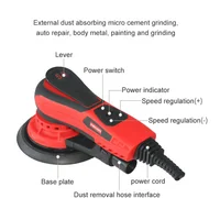 Multifunction Car Polisher 120V-220V DA Car Polishing Machine Brushless Dual Action Buffer Wall Sander Tools 2