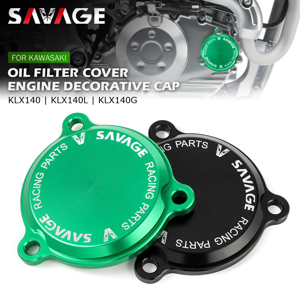 Engine Oil Filter Cover For KAWASAKI KLX140 KLX140L KLX140G KLX 140/L/G