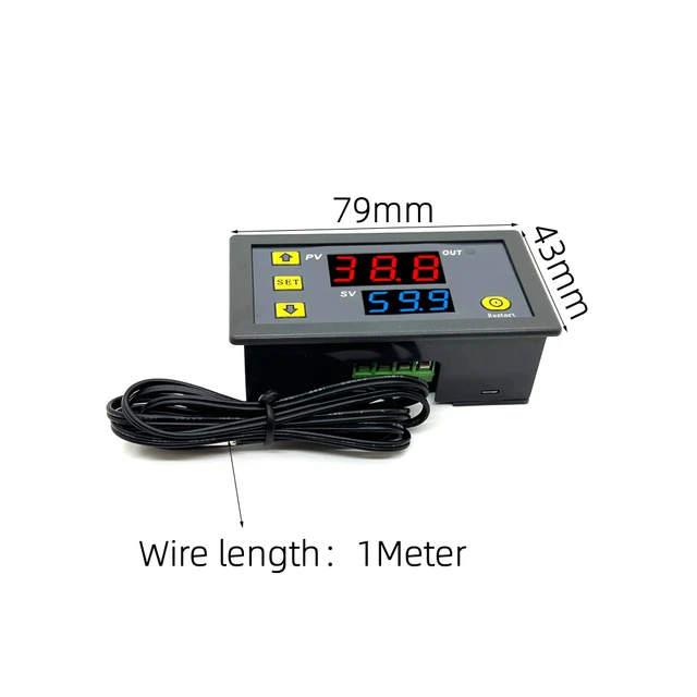 W3230 Régulateur de Température numerique avec sonde AC 220V