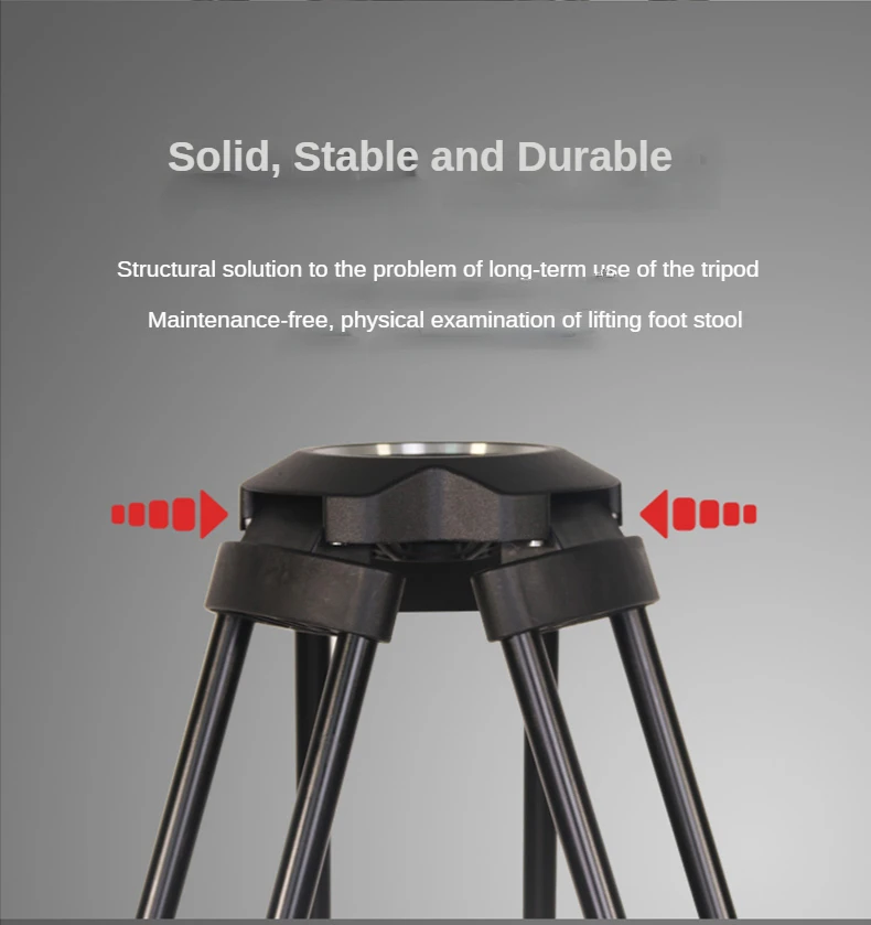 V20L / V20T PRO Heavy Duty Carbon Fiber/Aluminum Video Camera Tripod with 100mm