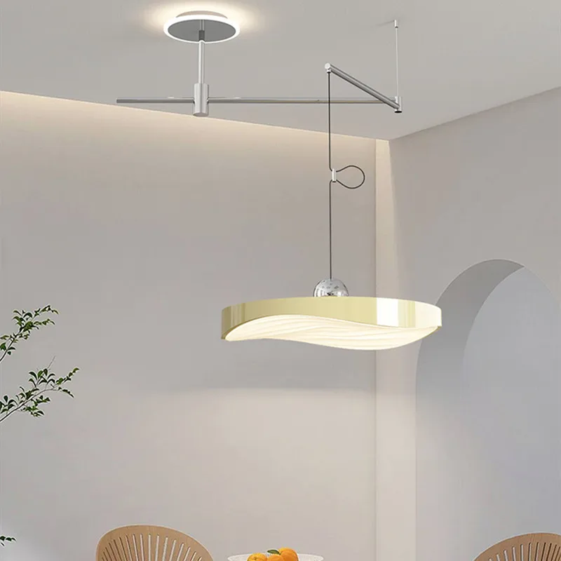 Modern Removable LED Chandeliers For Office Study Dining Table Home Decor Pendant Lights Lustre Bedroom Indoor Lighting Fixtures